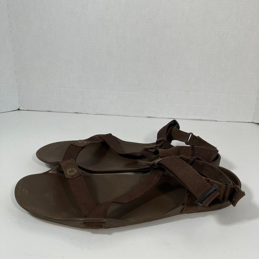 XERO Shoes Mens 12 Brown Z-Trek Lightweight Barefoot Sporty Sandals WORN